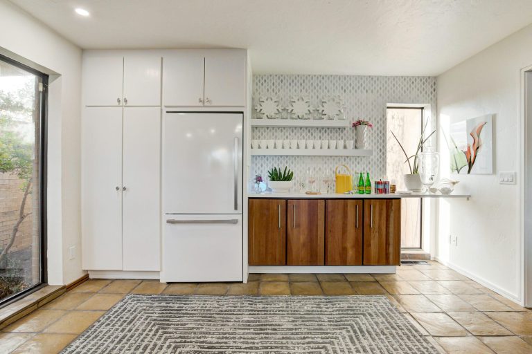 18 Fridge Wallpaper Ideas to Instantly Upgrade Your Kitchen