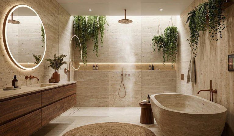 Earth Tone Bathroom Designs: 15 Warm and Timeless Ideas You’ll Love
