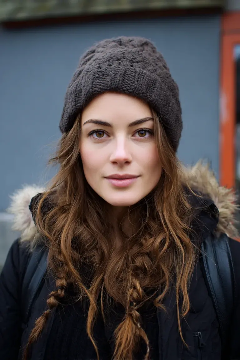 20+ Beanie Hairstyles That Don’t Go Flat — Winter Hair That Survives Hats