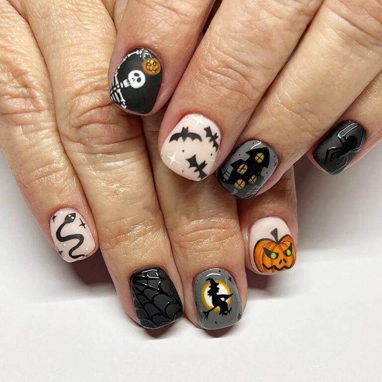 18+ Halloween Nail Ideas for Short Nails — Proof You Don’t Need Length