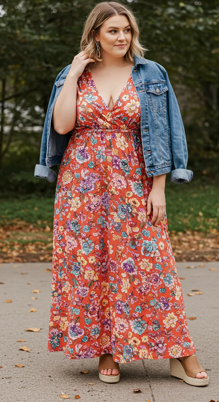 15+ Pumpkin Patch Outfits for Plus Size Women — Flattering Fall Looks