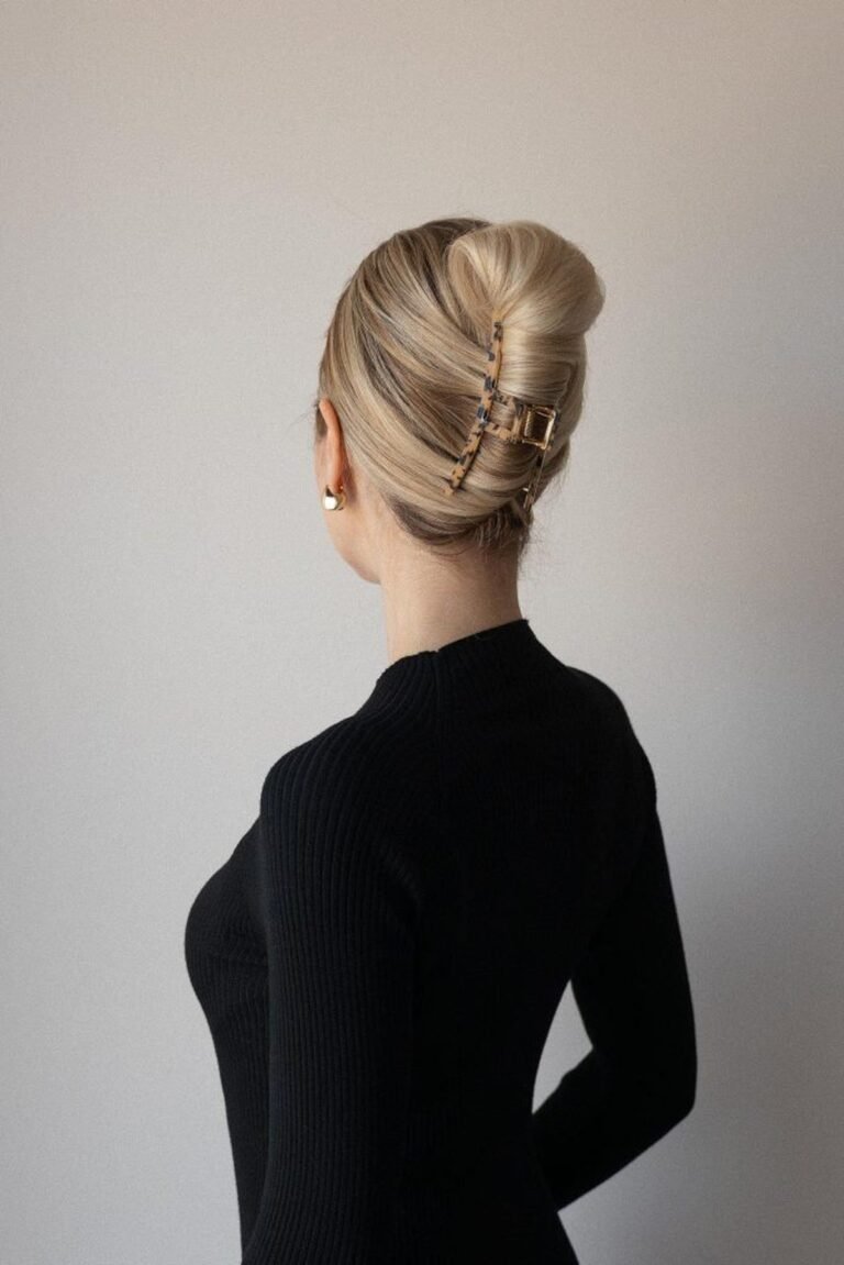 18+ Claw Clip Hairstyles for Fine Hair