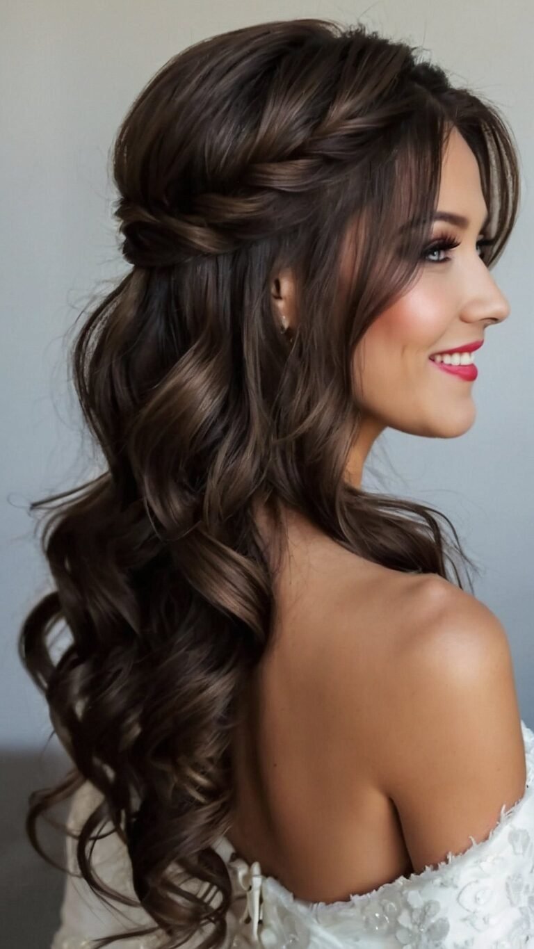 12+ Romantic Half-Up Styles for Date Night