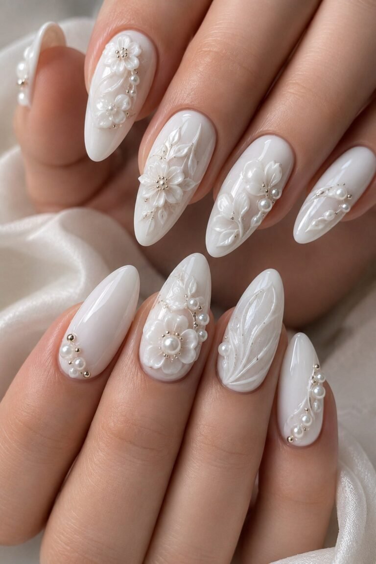 12+ Corsage-Matching Nail Ideas for Hoco